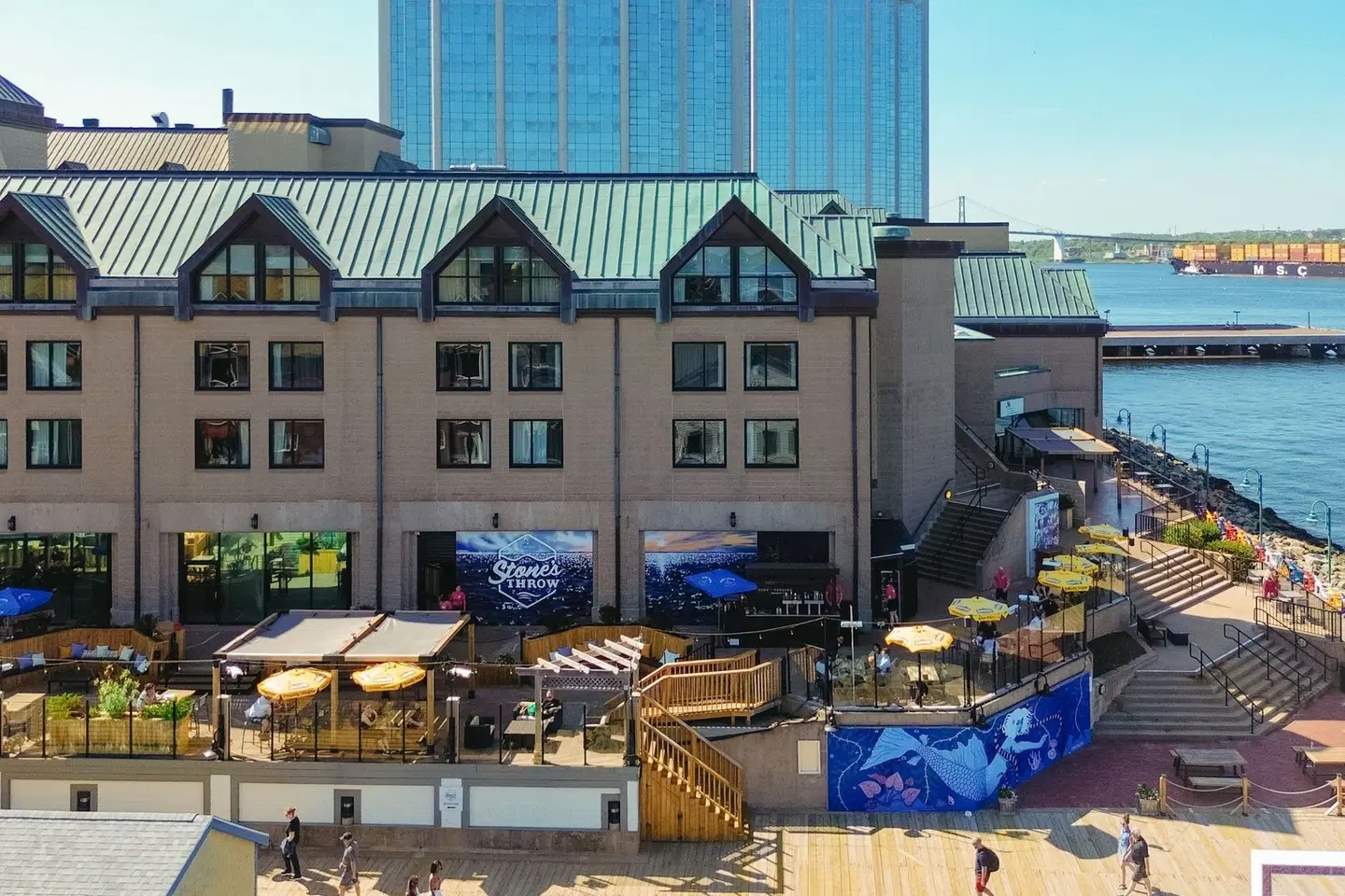 Halifax Marriott Harbourfront Hotel Terrasse