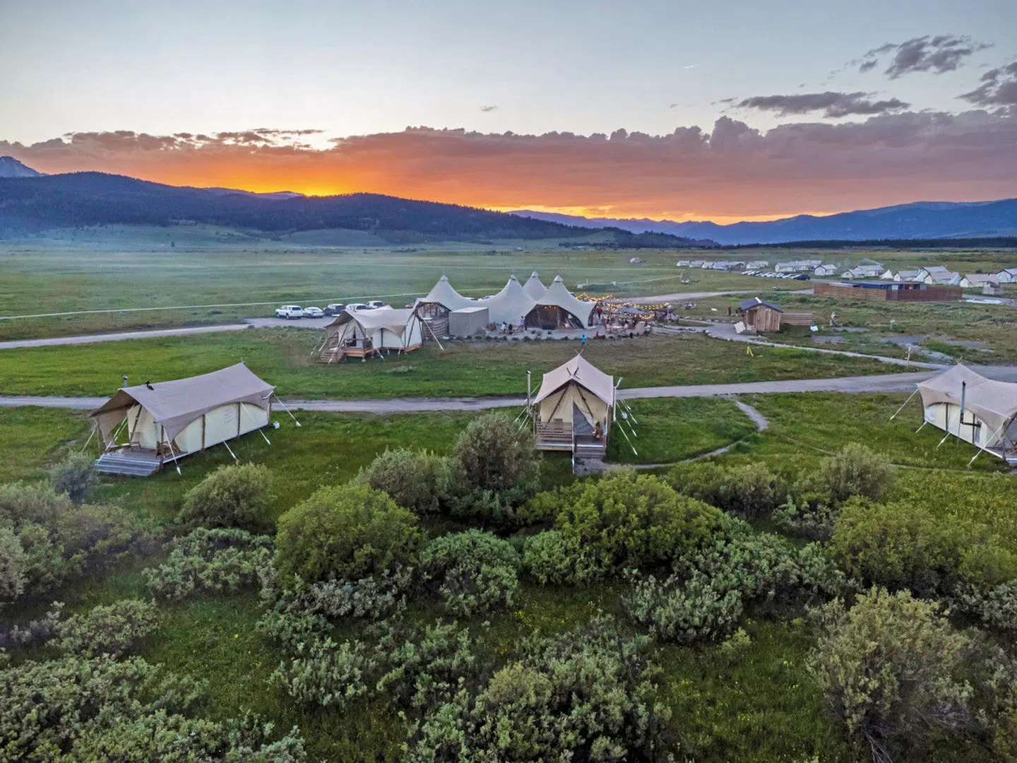 Under Canvas Yellowstone LANDSCAPE