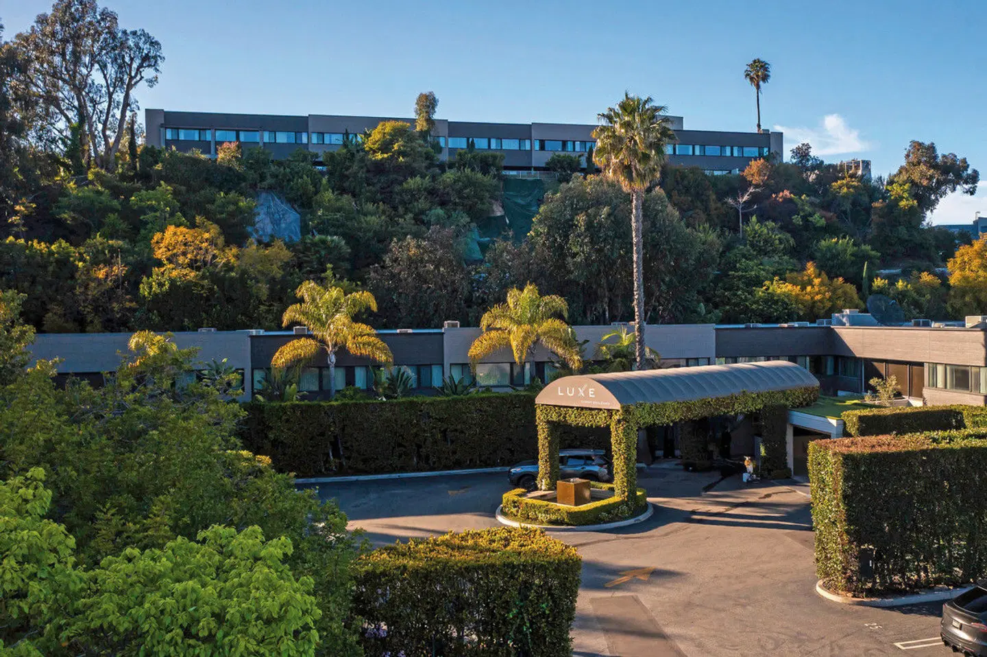 Luxe Sunset Boulevard Hotel Garten