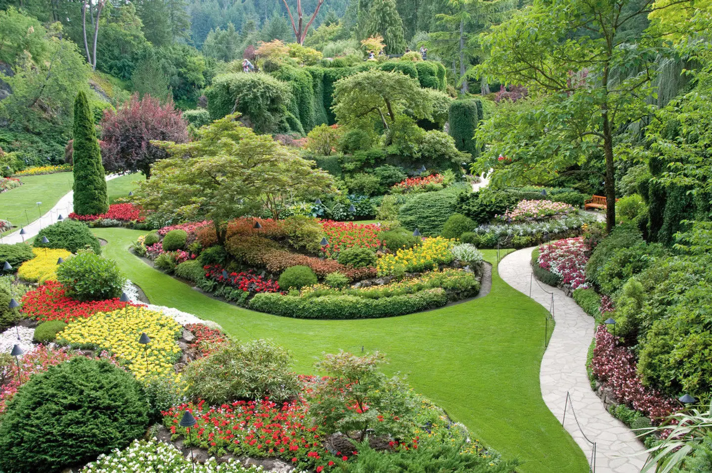 Im Land der Berge und Seen Garten