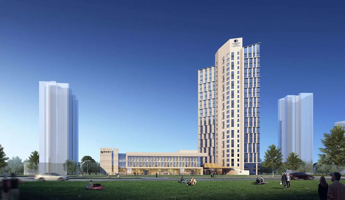 DoubleTree by Hilton Yantai Golden Coast Hotel & Suites EXTERIOR