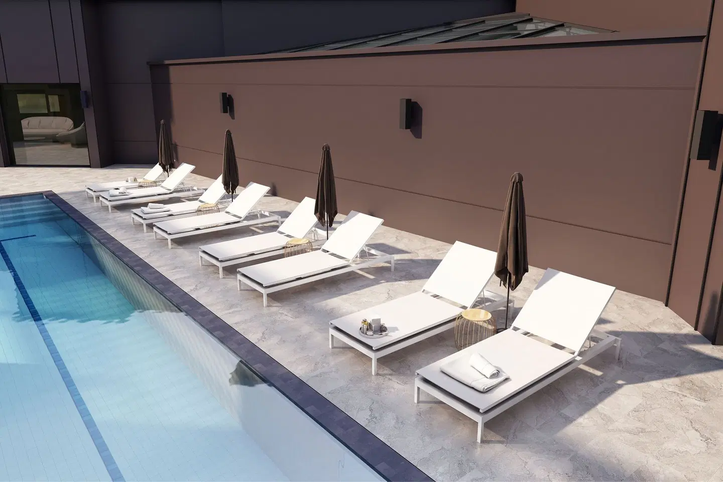 Marriott Executive Apartments Sukhumvit 50 Terrasse