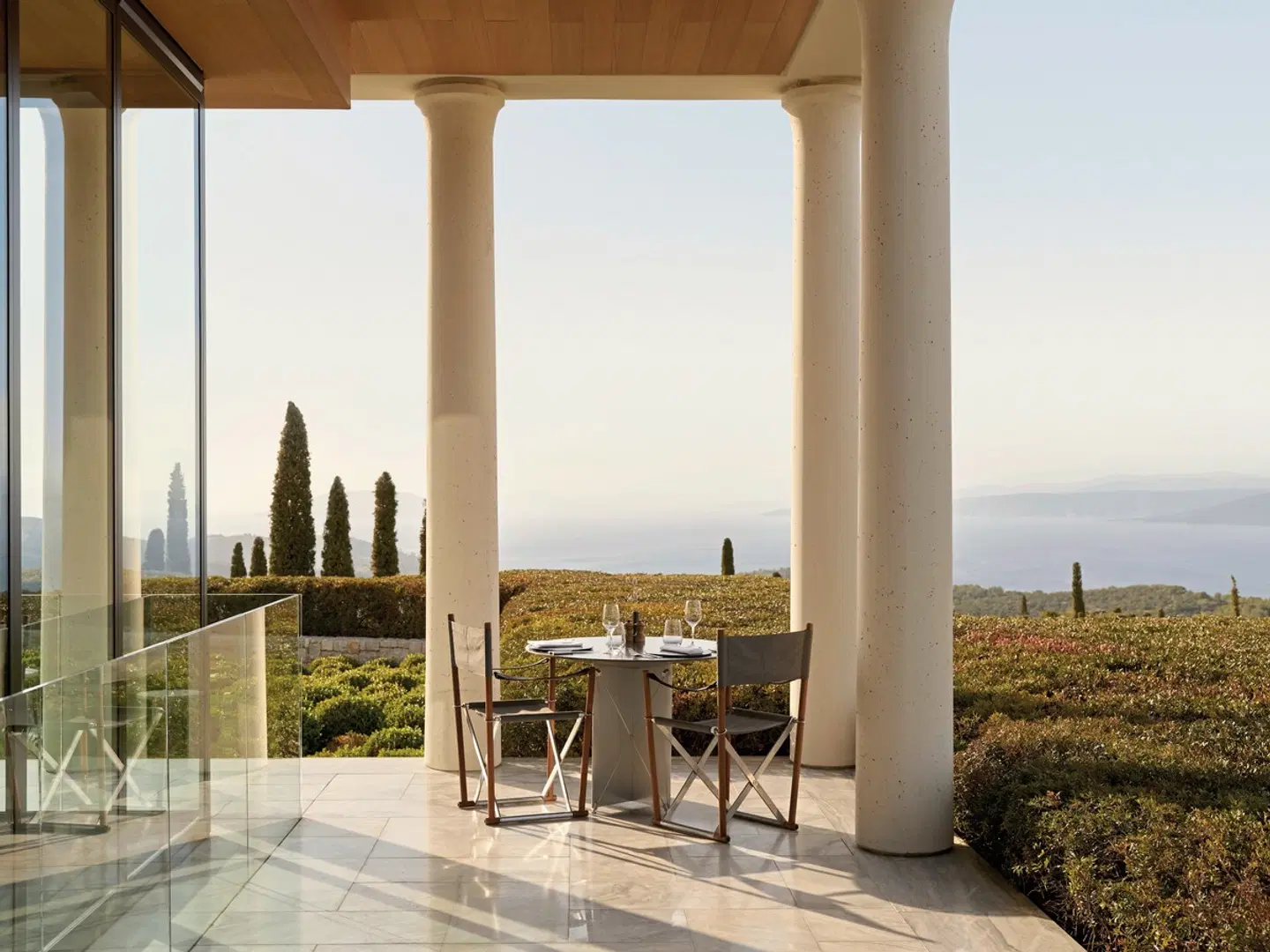 Amanzoe Terrasse