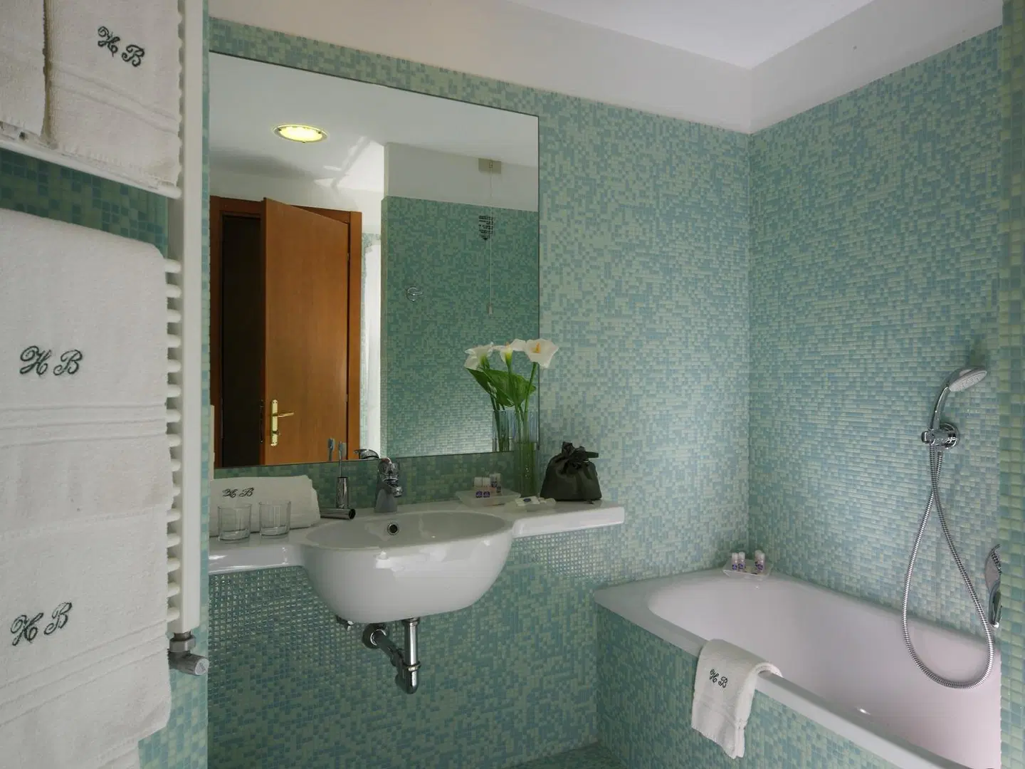 Hotel Bisanzio Badezimmer