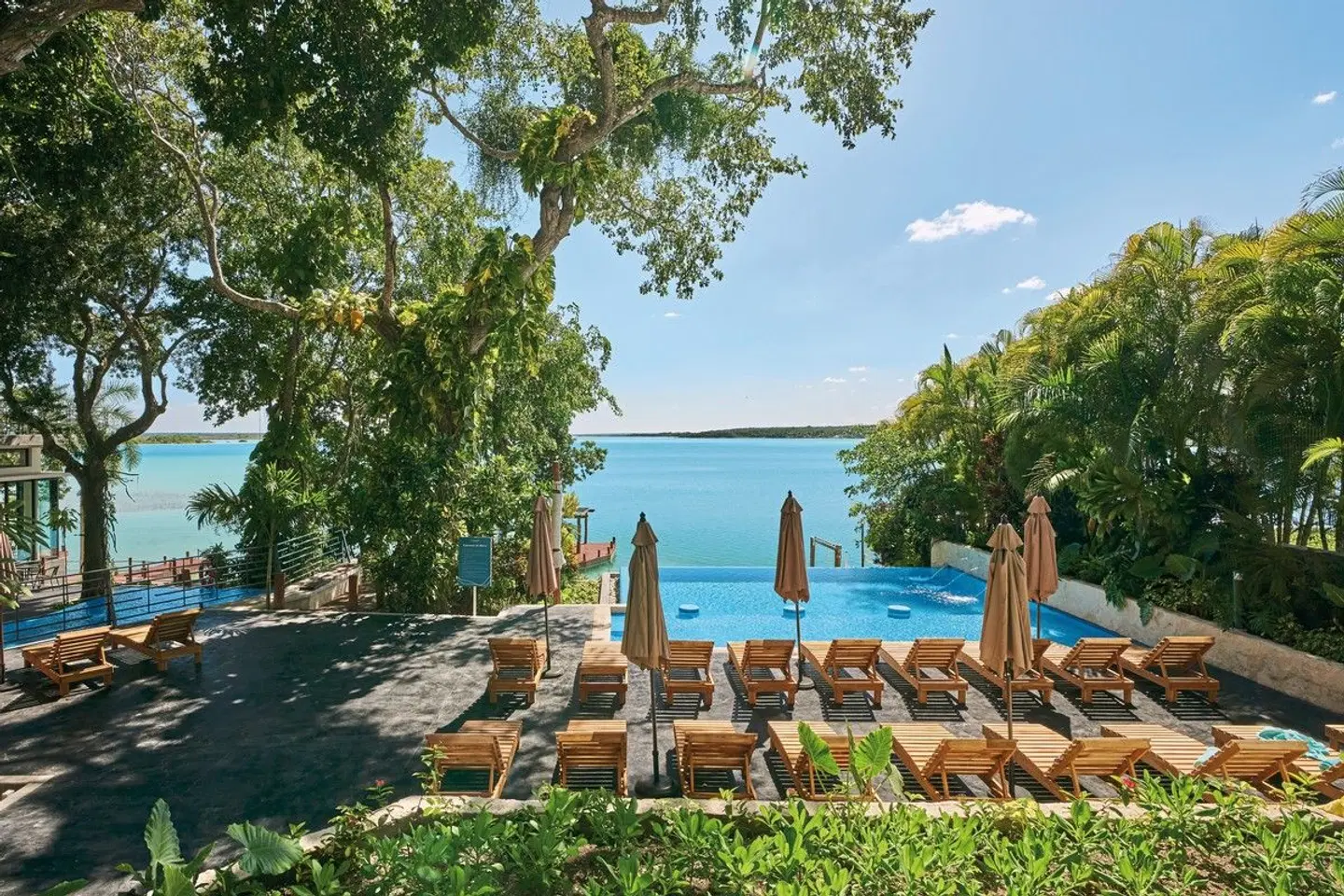 Cristalino Lagoon Front Hotel Restaurant & Spa Garten