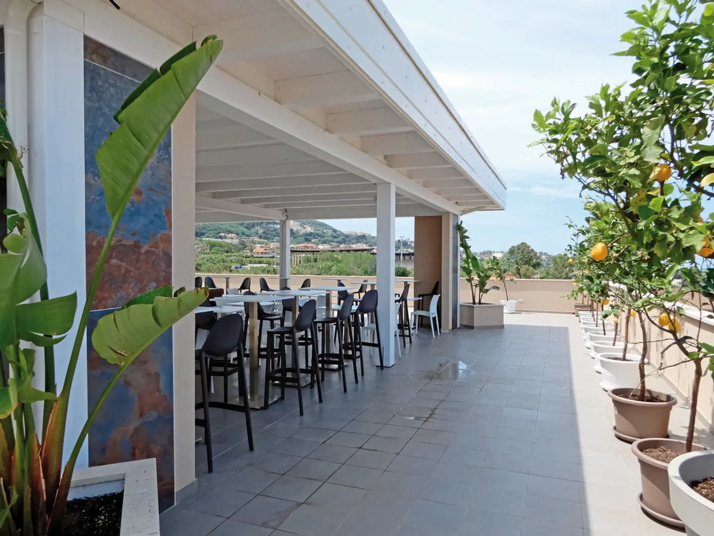 Middle Town Palace Tropea Terrasse