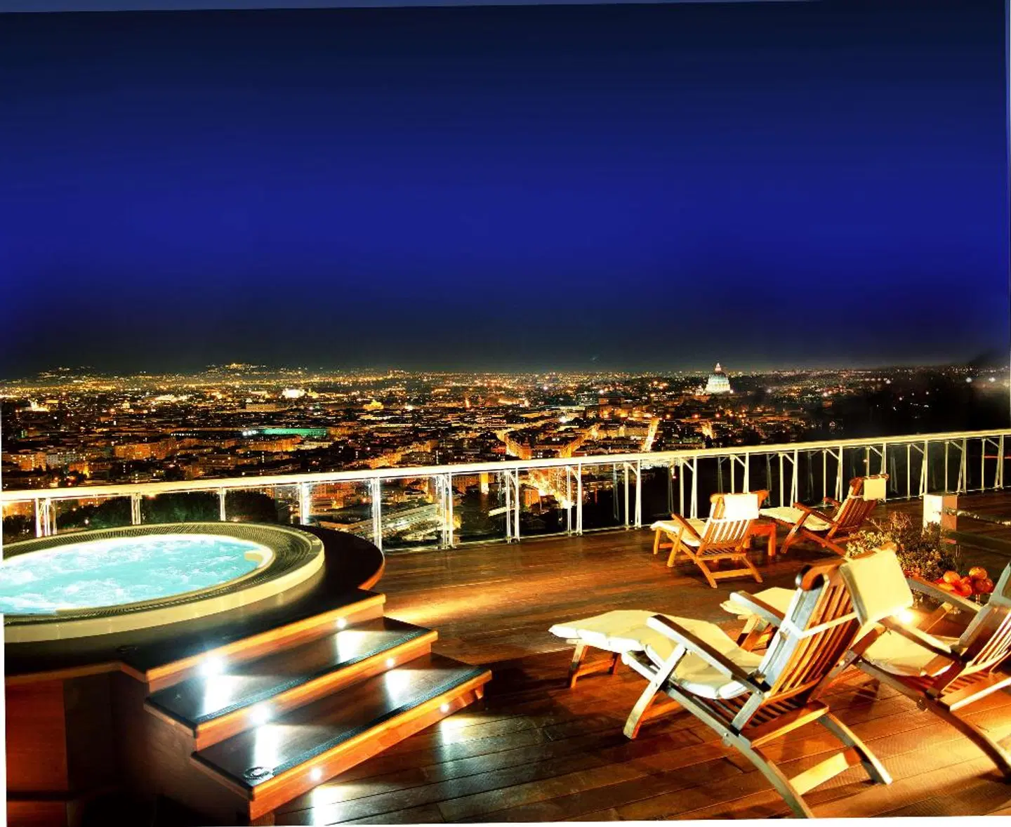 Rome Cavalieri a Waldorf Astoria Resort Terrasse