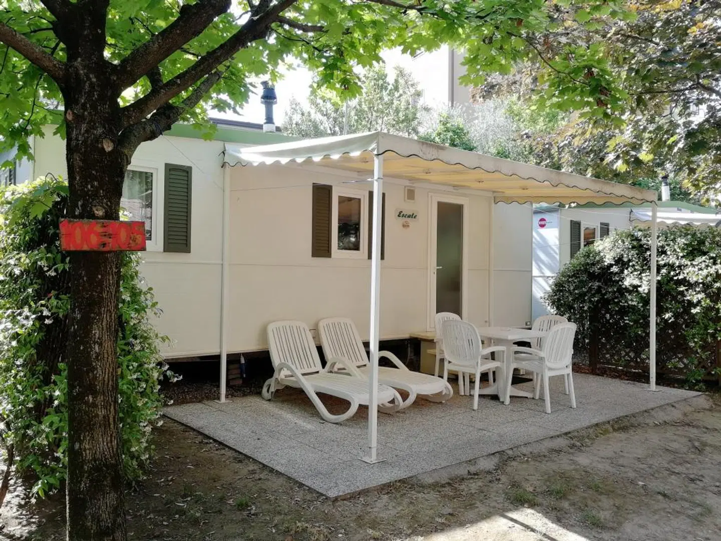 Camping Daino Terrasse