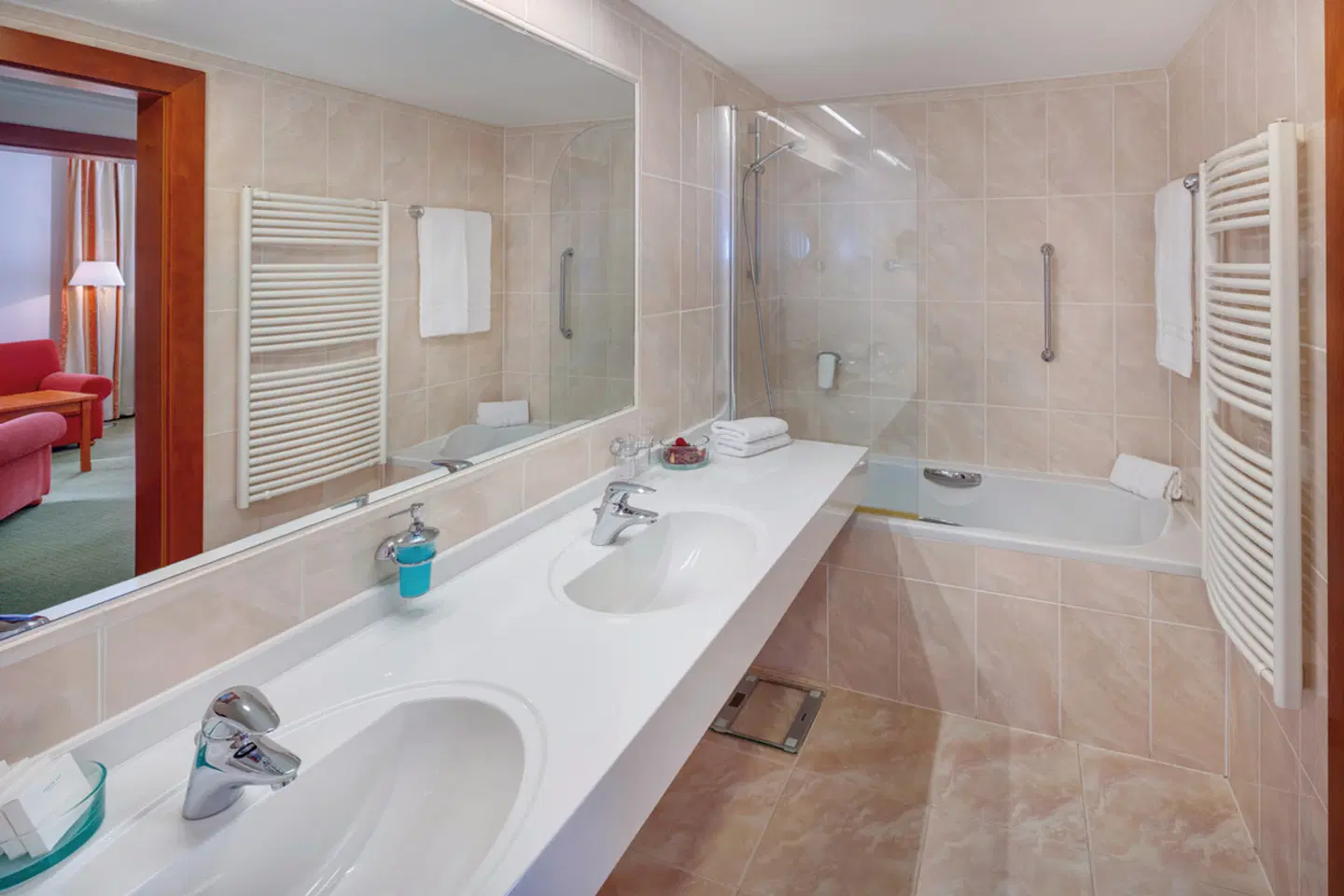 Spa & Wellness Hotel Olympia Badezimmer