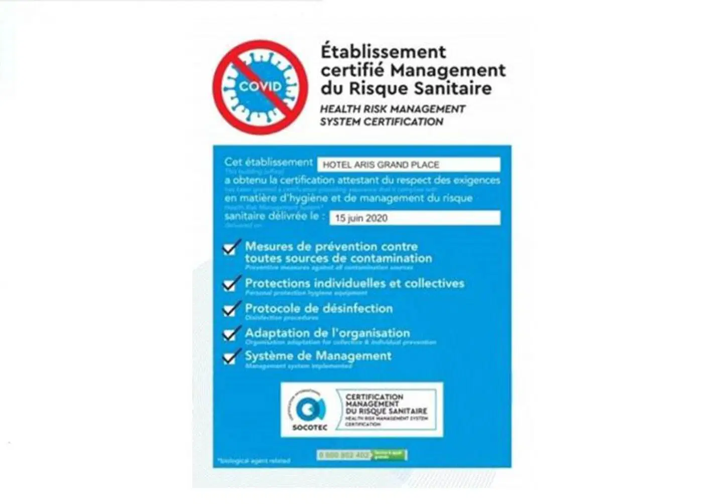 Aris Grand Place Hotel Landkarte