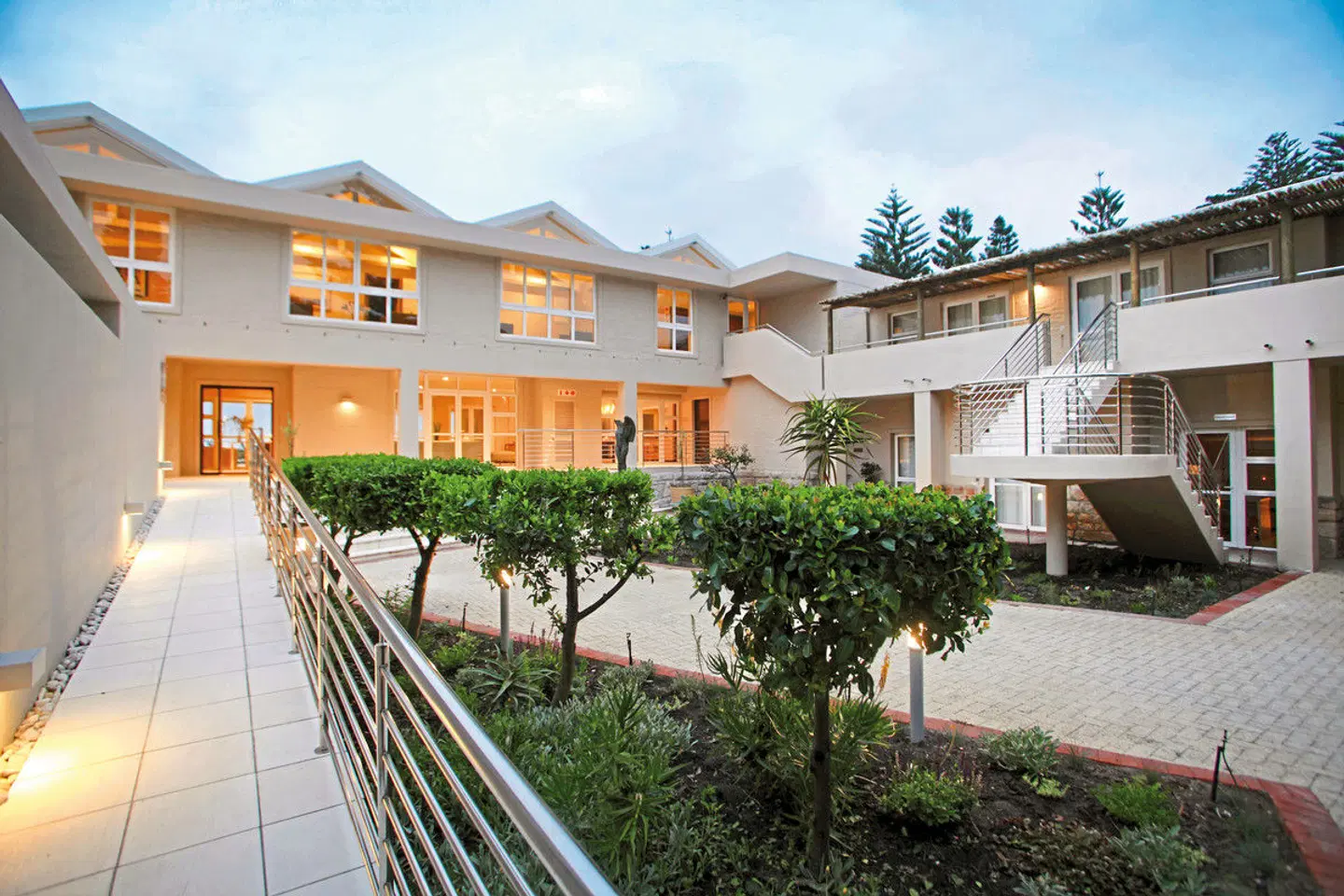 Abalone Guest Lodge Terrasse