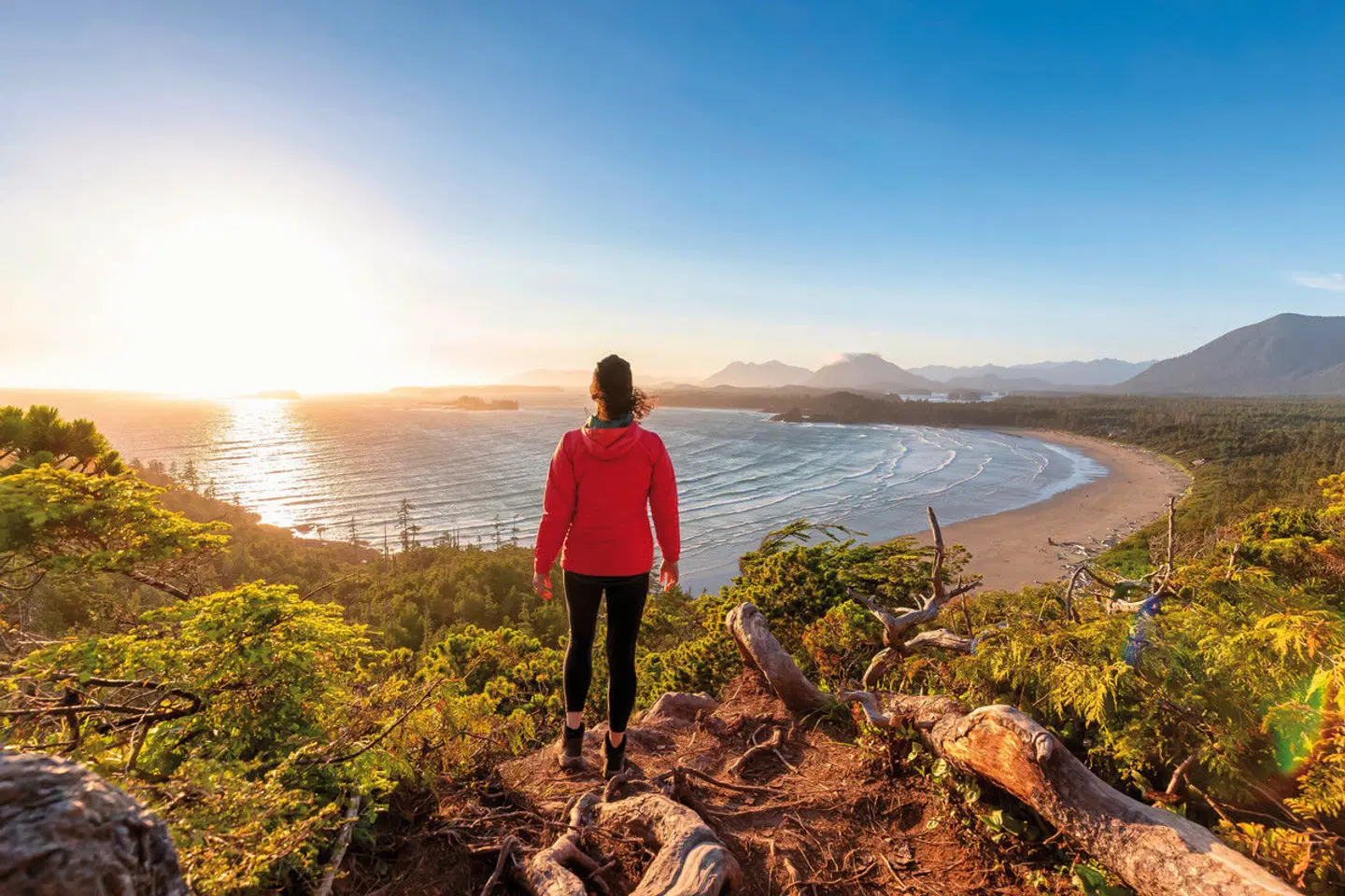 Wandern auf Vancouver Island Strand