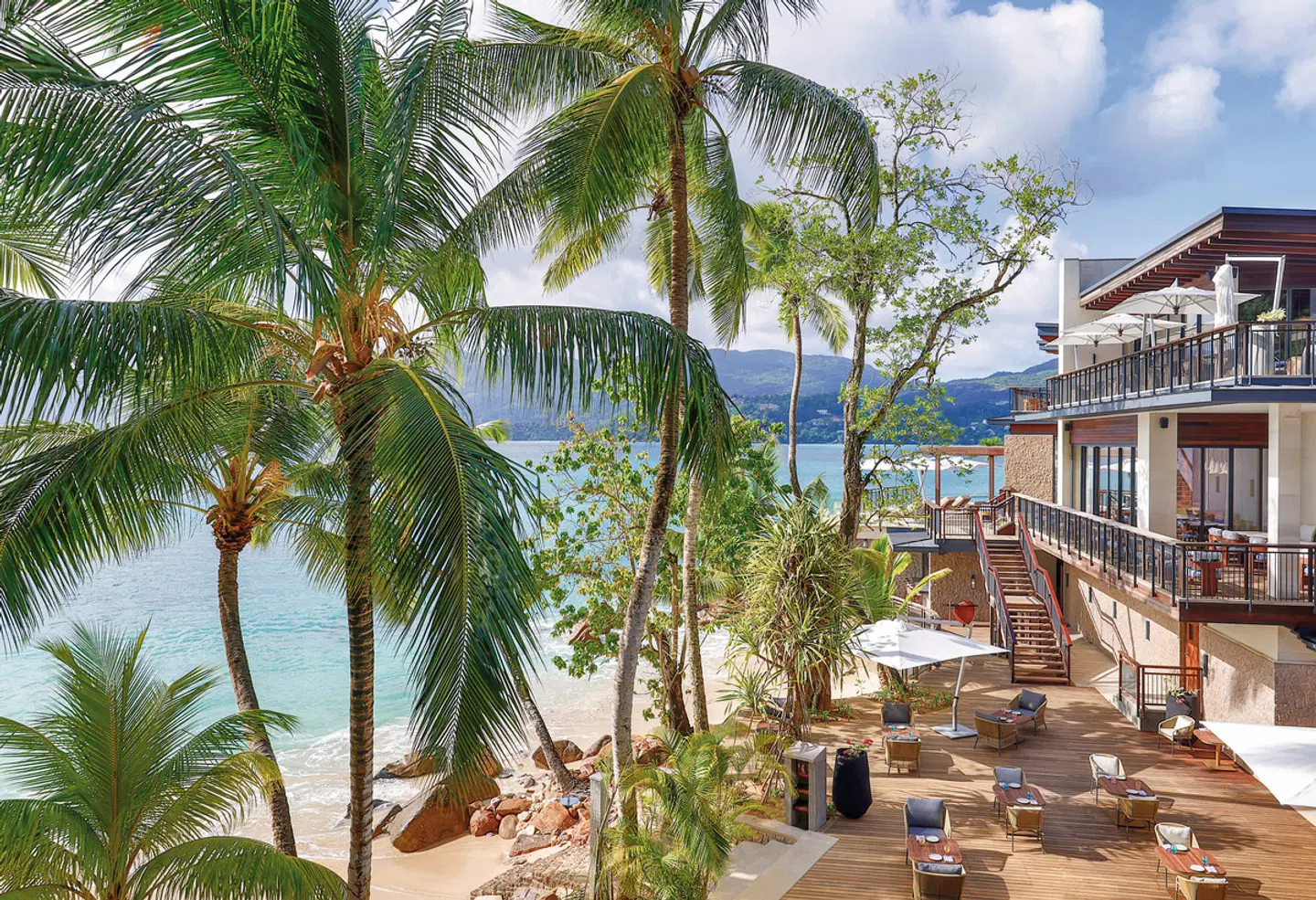 Mango House Seychelles Terrasse