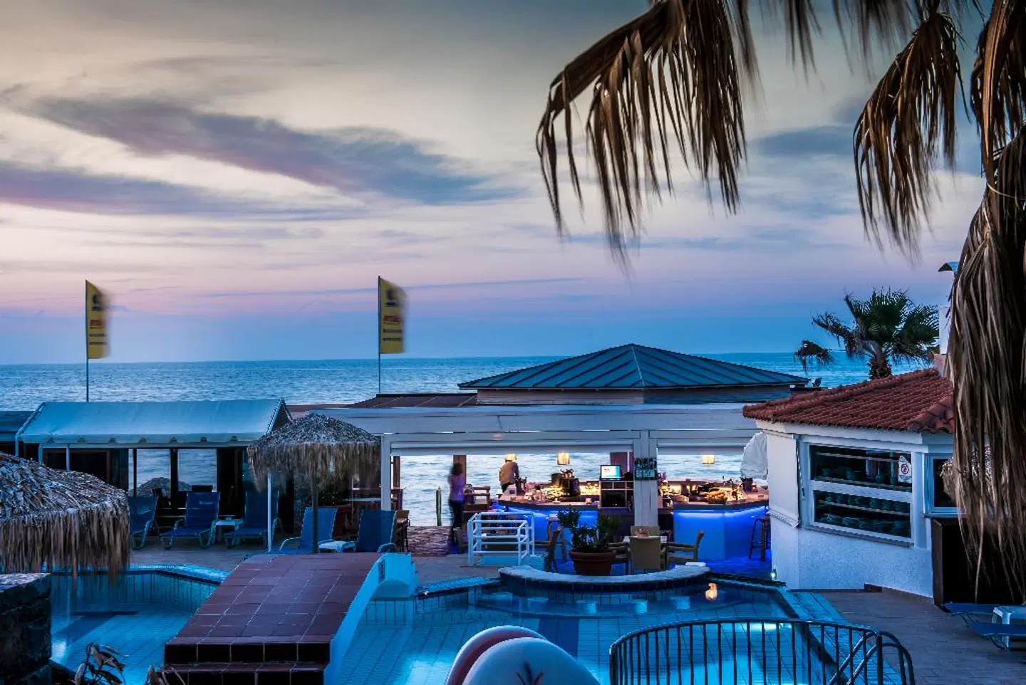 Aeolos Beach Resort Malia Terrasse