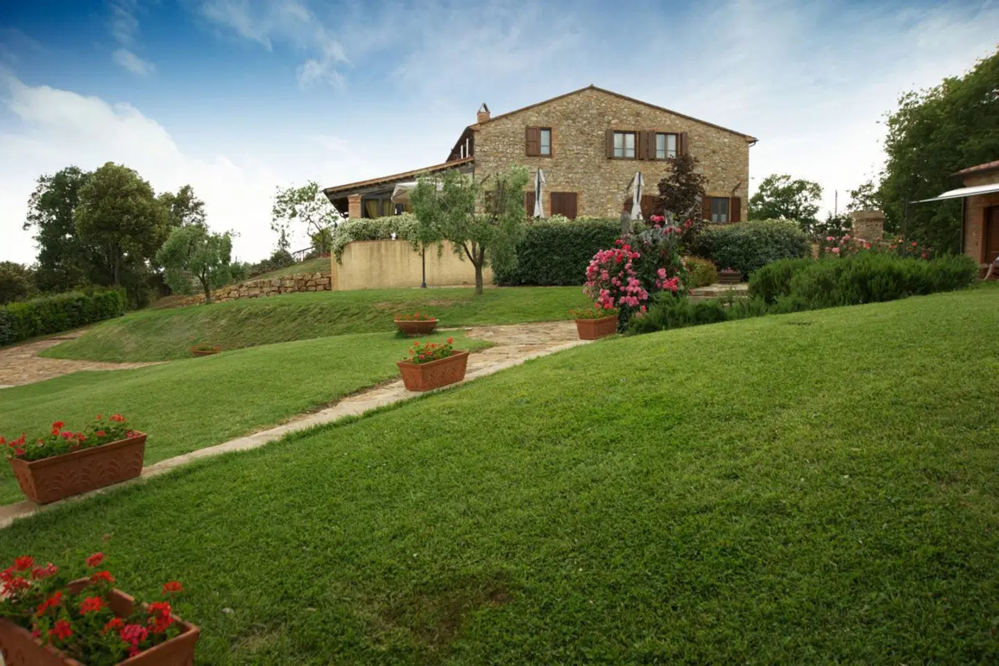 Tenuta Casteani Wine Resort Garten