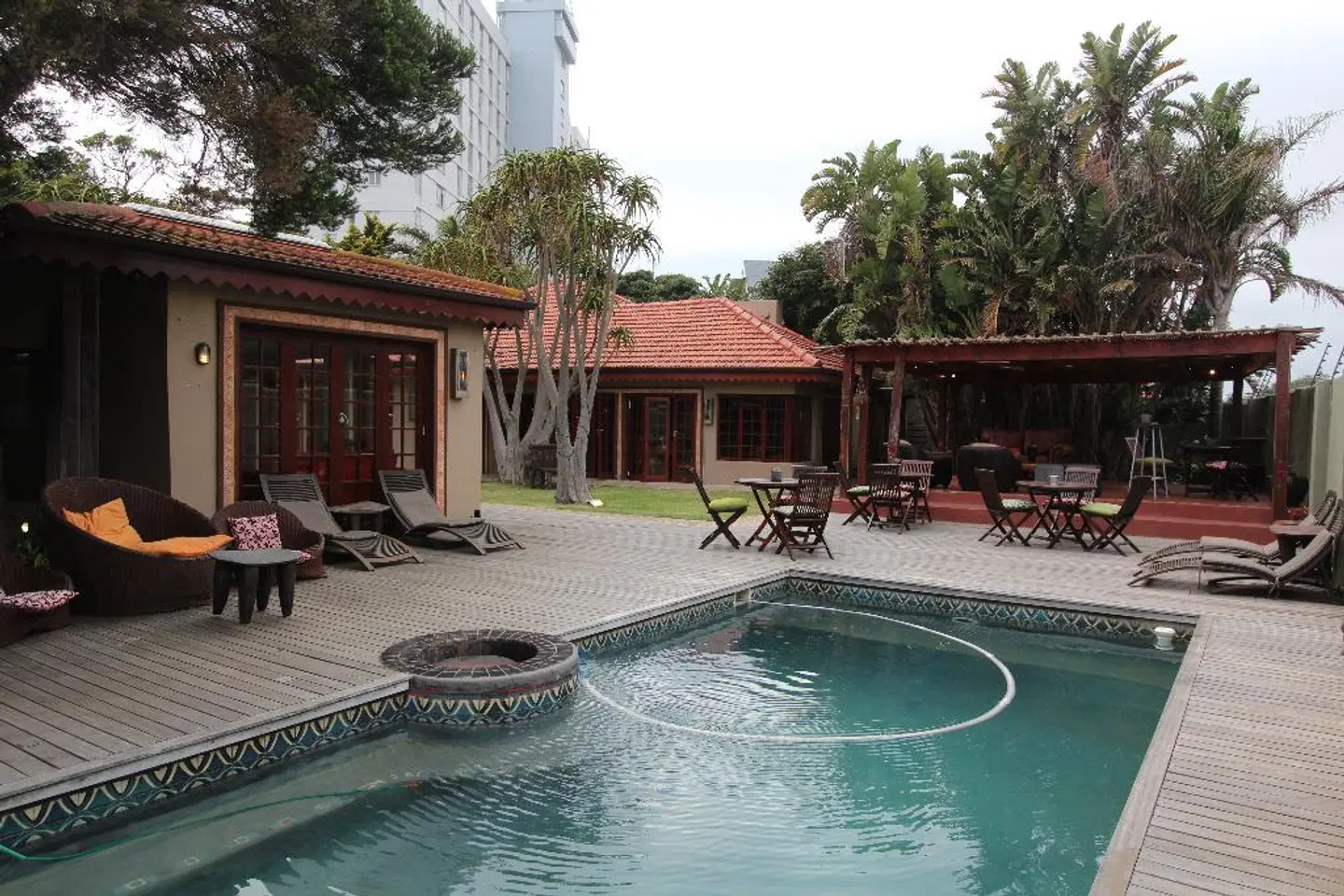 Singa Town Lodge Terrasse