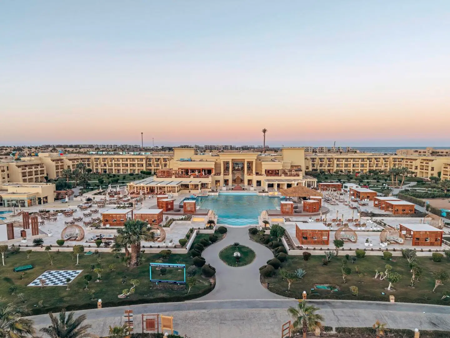 Sheraton Soma Bay Resort Terrasse