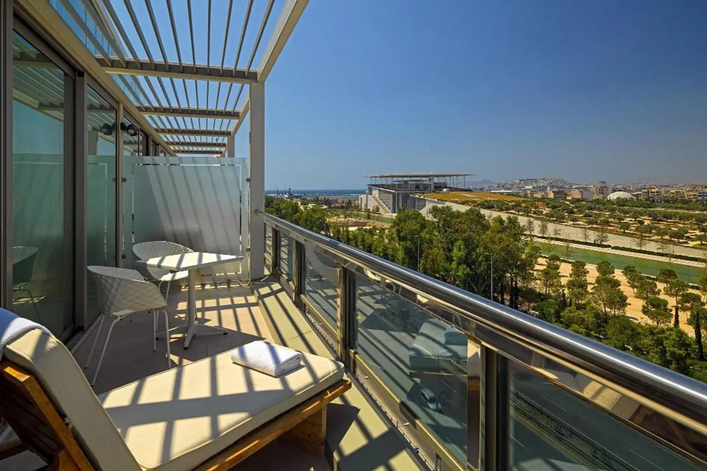 Athens Marriott Hotel Terrasse