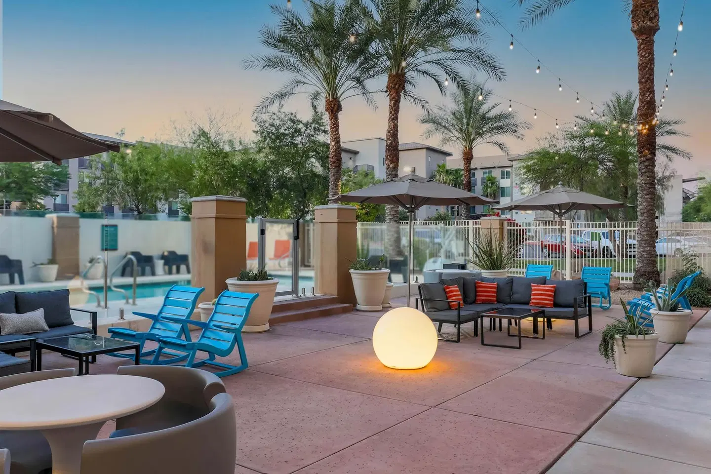 Aloft Phoenix Airport Terrasse