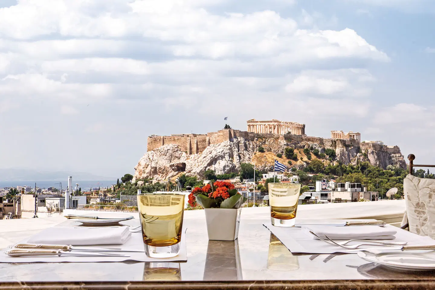King George, a Luxury Collection Hotel Terrasse