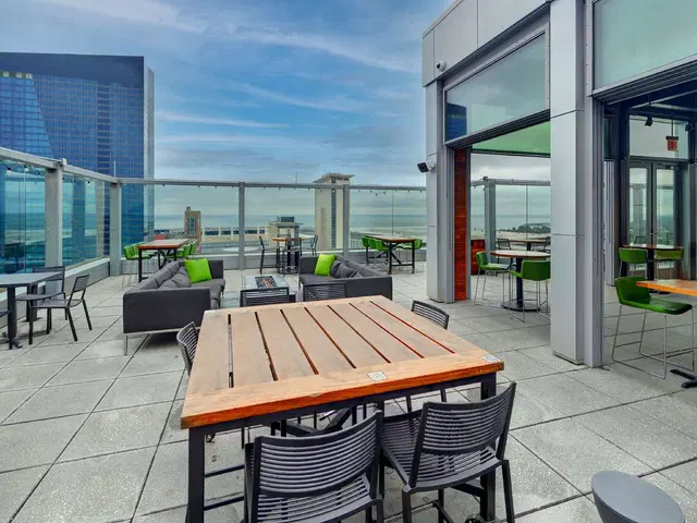 Hilton Garden Inn Chicago McCormick Place Terrasse