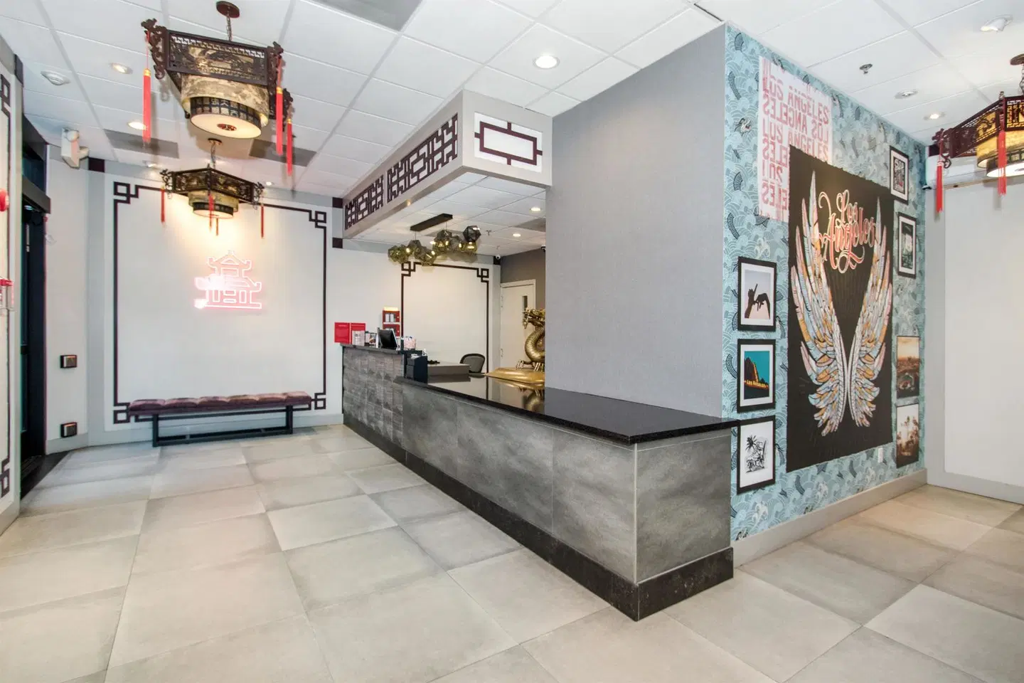 Aiden Los Angeles Downtown Dragon Gate Inn LOUNGE_LOBBY