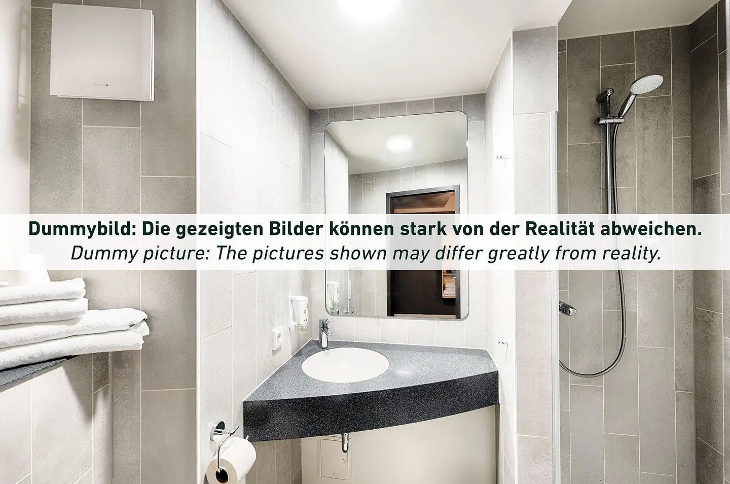B&B HOTEL München-Schwabing Badezimmer