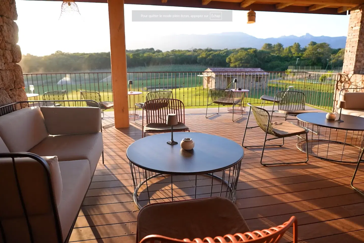 Domaine Pozzo de Mastri Terrasse