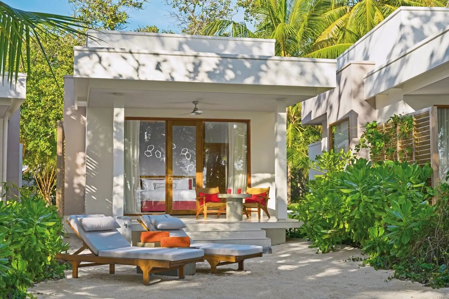 Niva Dhigali Maldives Terrasse
