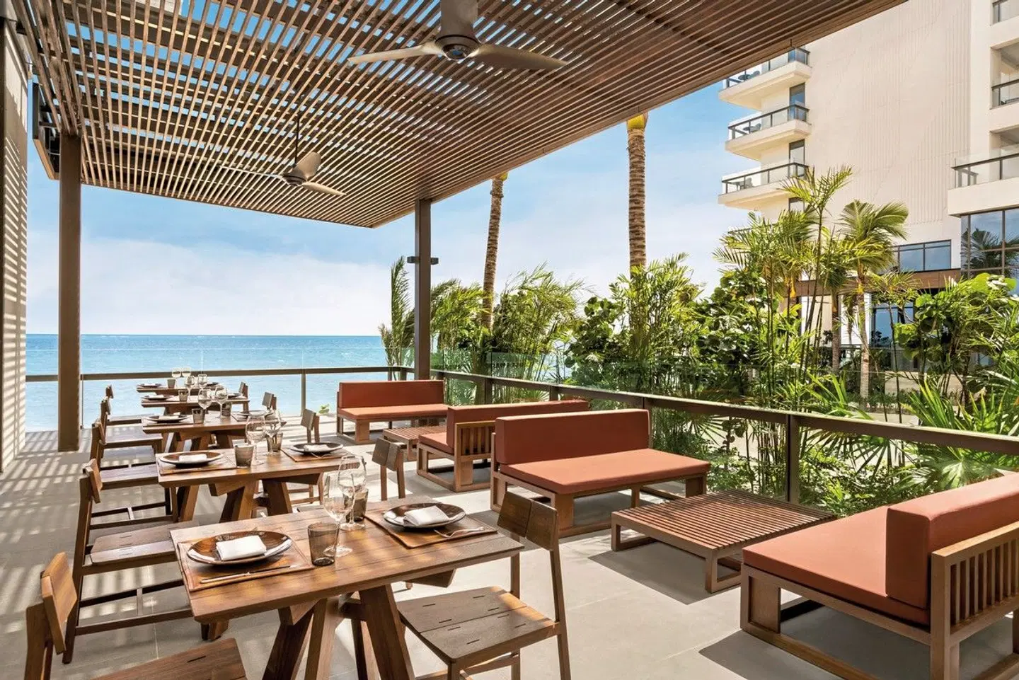 Hilton Cancun, an All Inclusive Resort Terrasse