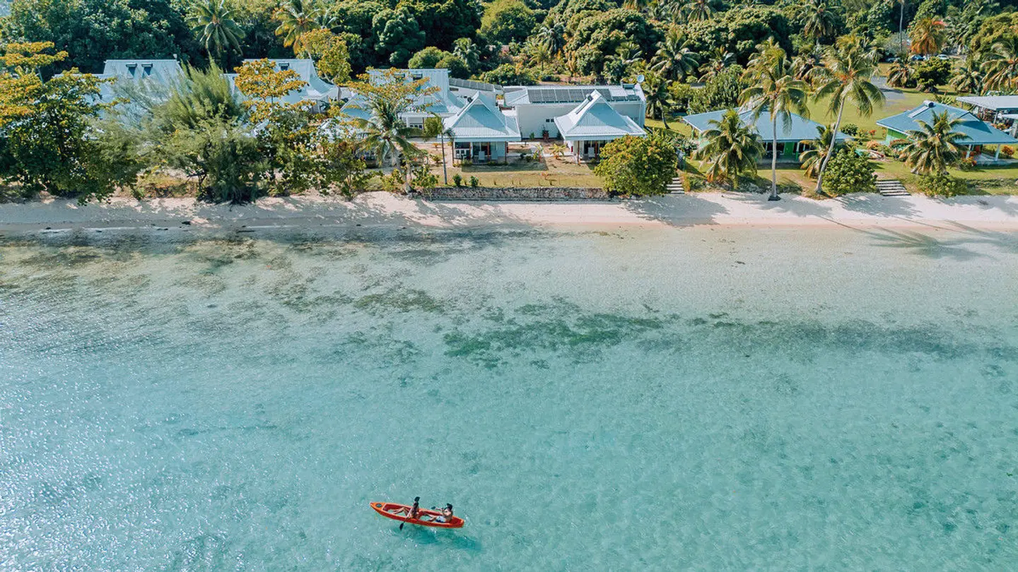 Niu Beach Hotel Moorea Strand