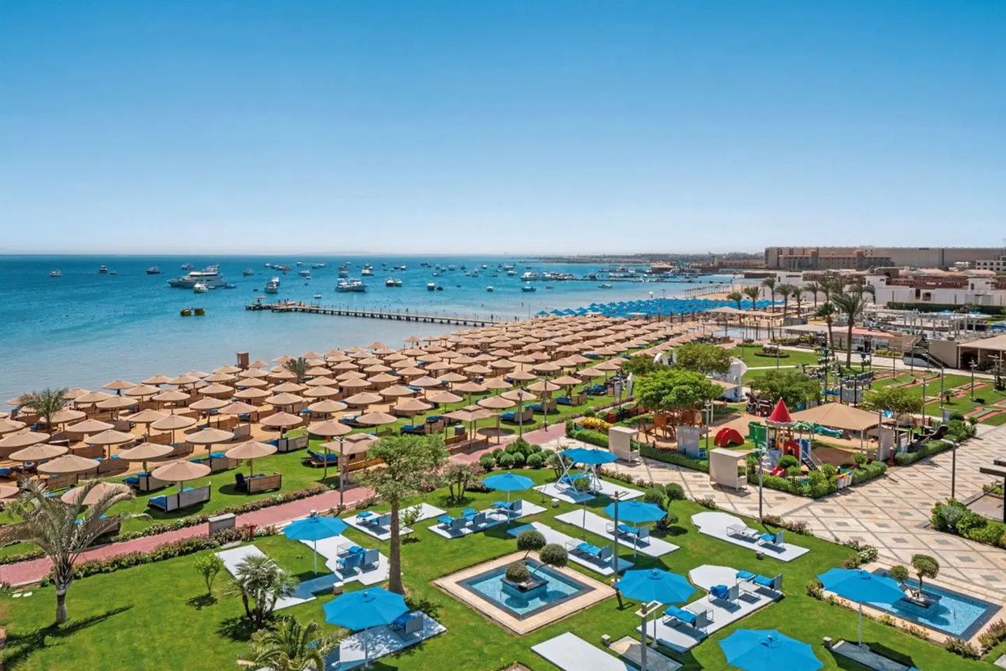 Pickalbatros White Beach Resort - Hurghada Terrasse