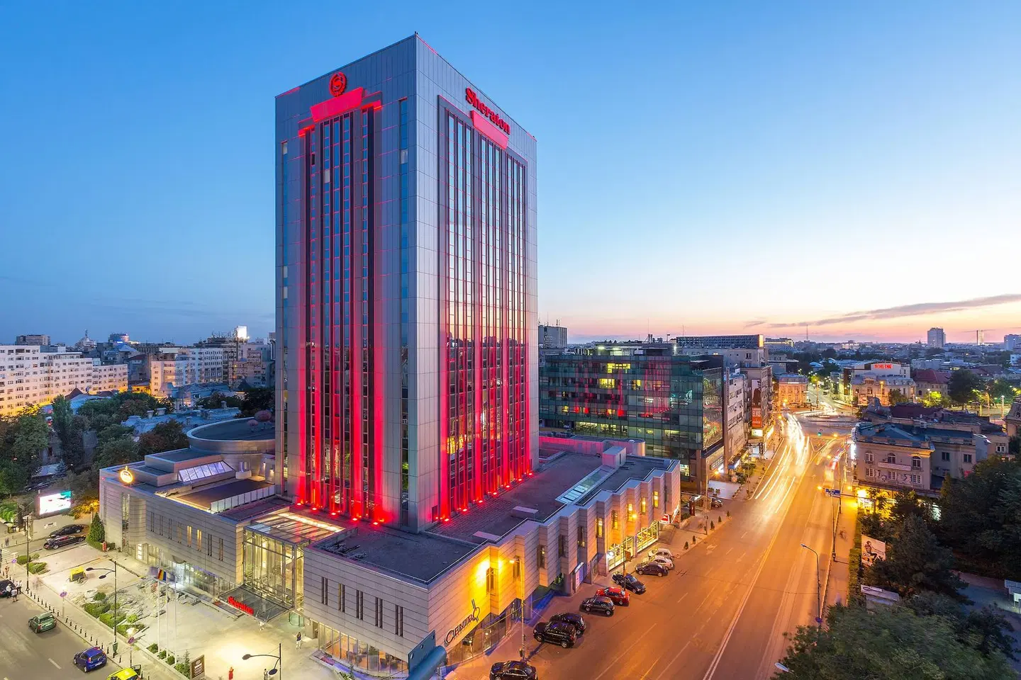 Sheraton Bucharest Hotel Terrasse