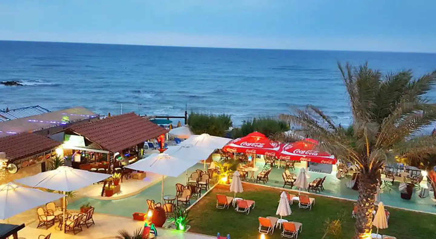 Malliotakis Beach Hotel Terrasse