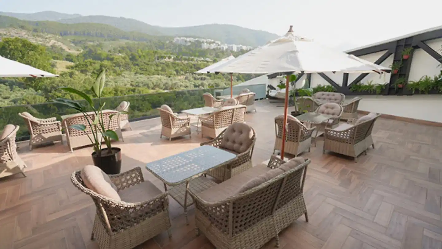 Seven For Life Thermal Hotel Terrasse