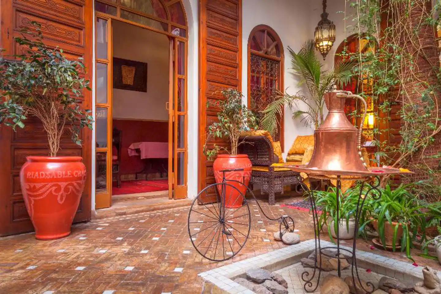Riad Sable Chaud Lobby