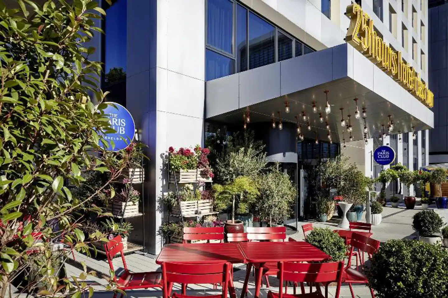 25hours Hotel Düsseldorf Das Tour Terrasse