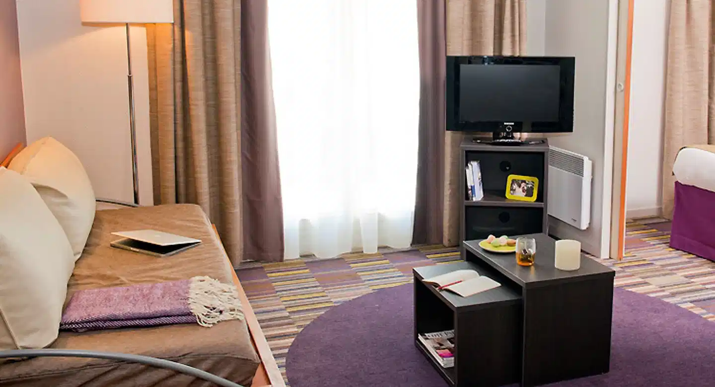 Adagio City Aparthotel Buttes Chaumont Wohnbeispiel