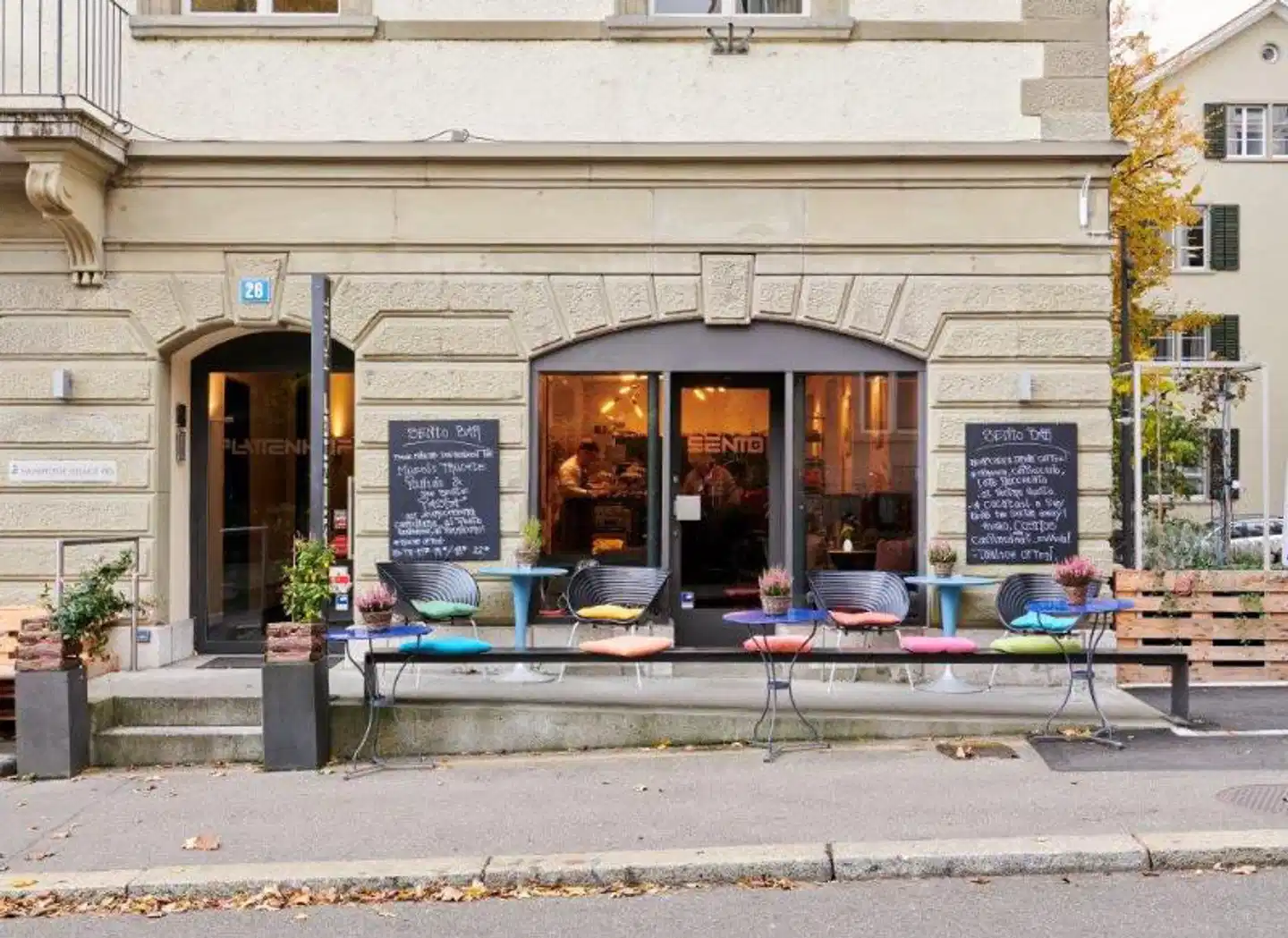 Plattenhof Design Hotel Terrasse