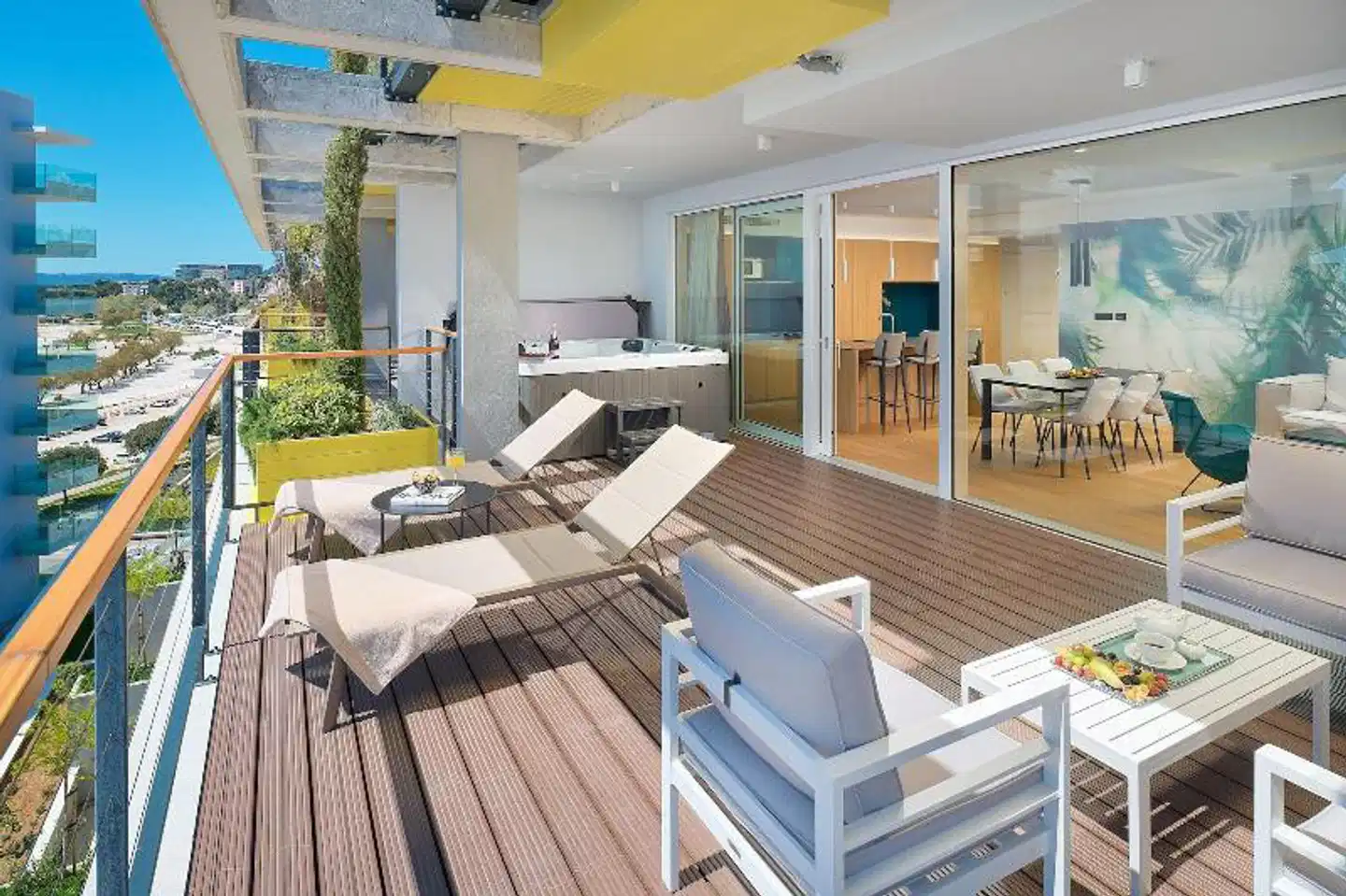 Amphora's Garden Terrasse