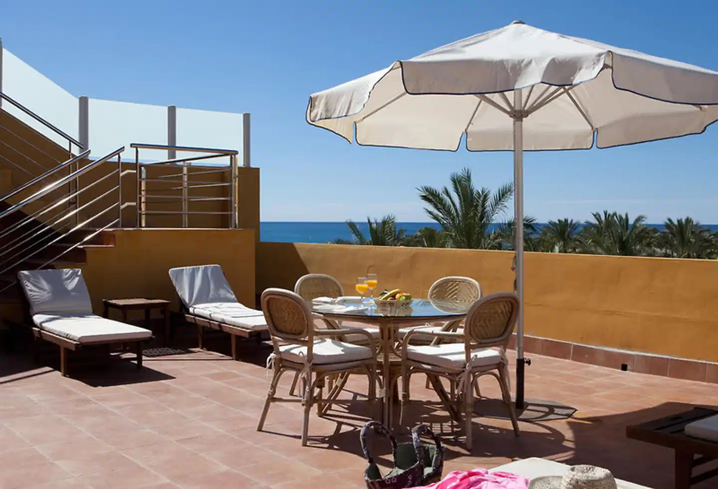 Zimbali Playa Terrasse