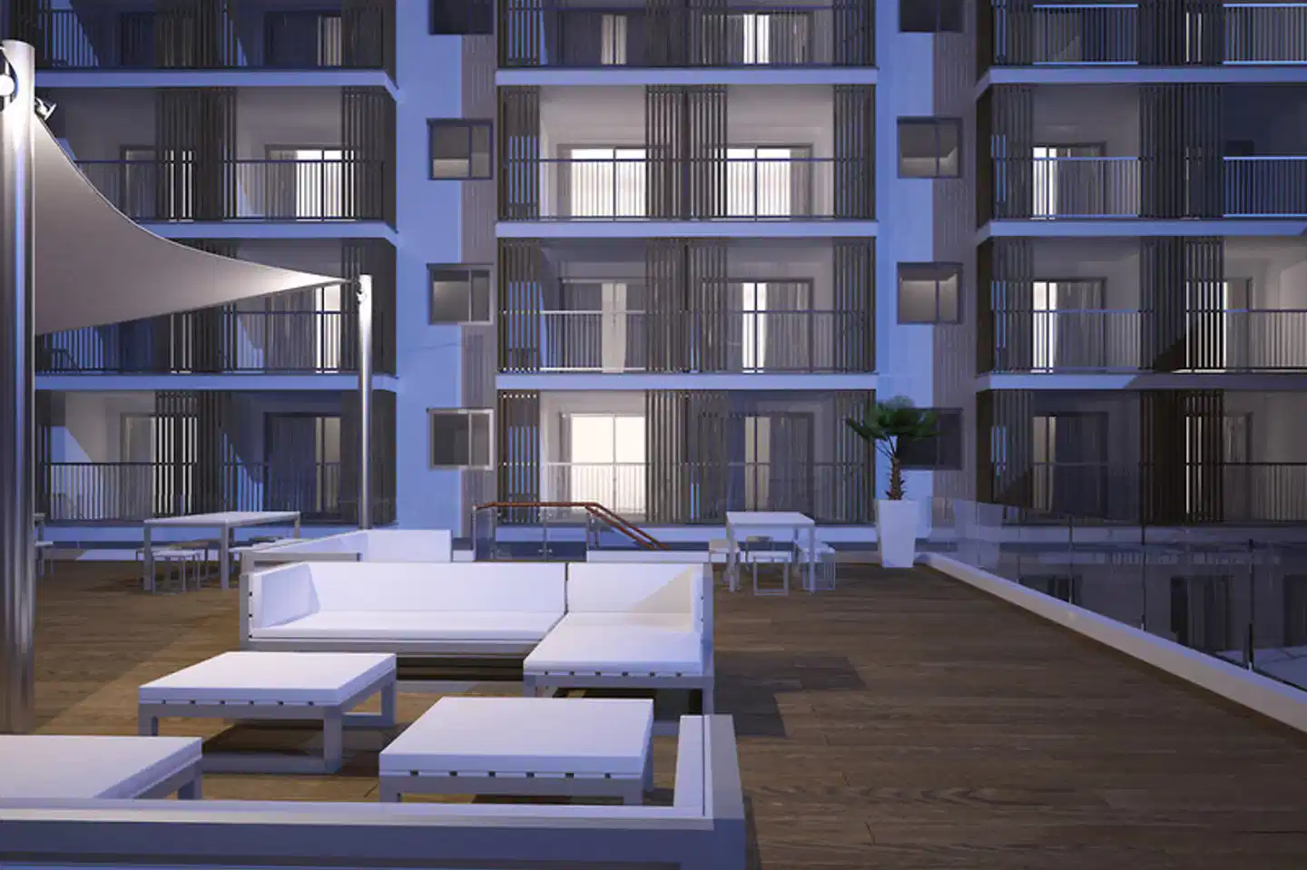 Ryans Ibiza Apartments Terrasse