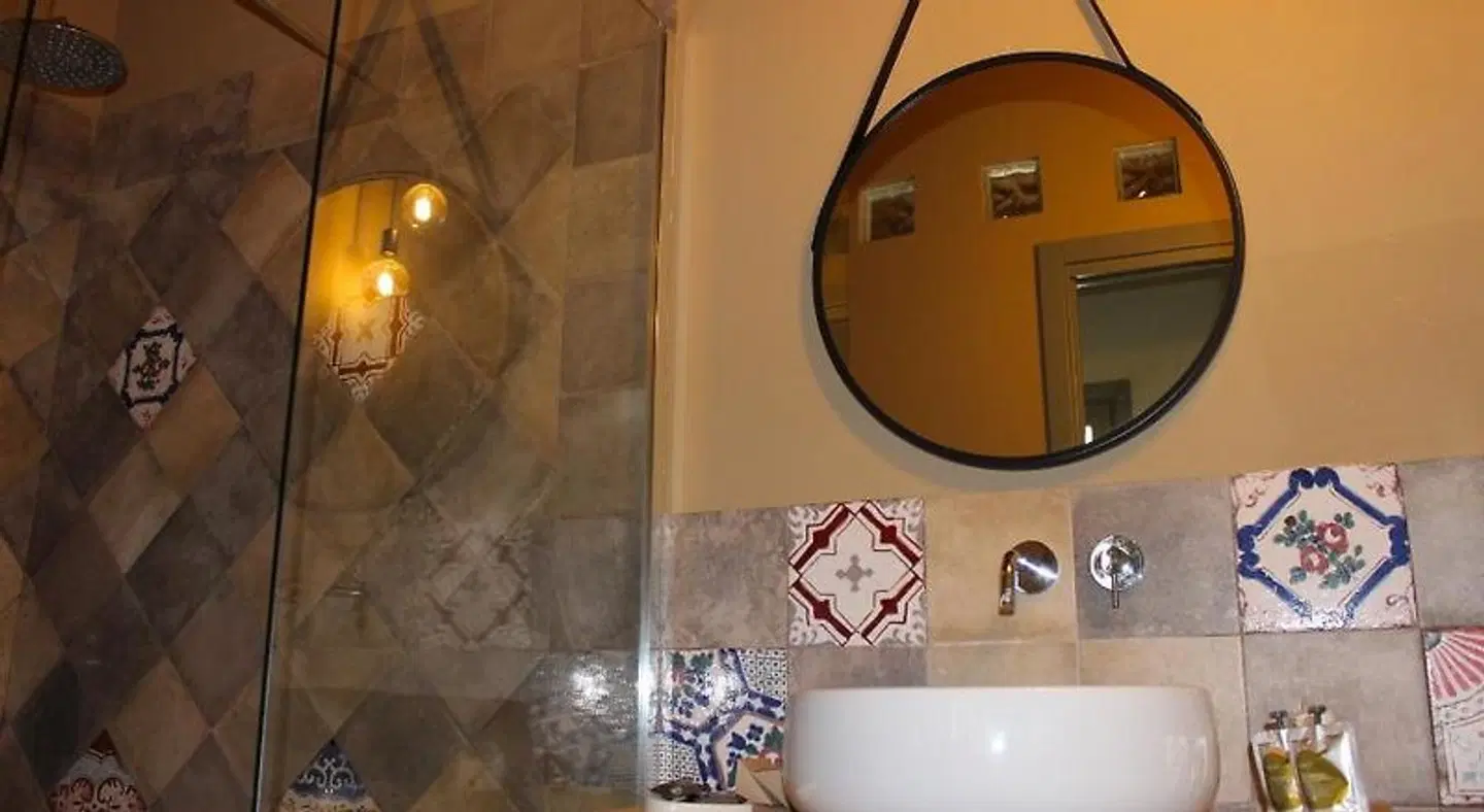 Aegusa Hotel Badezimmer