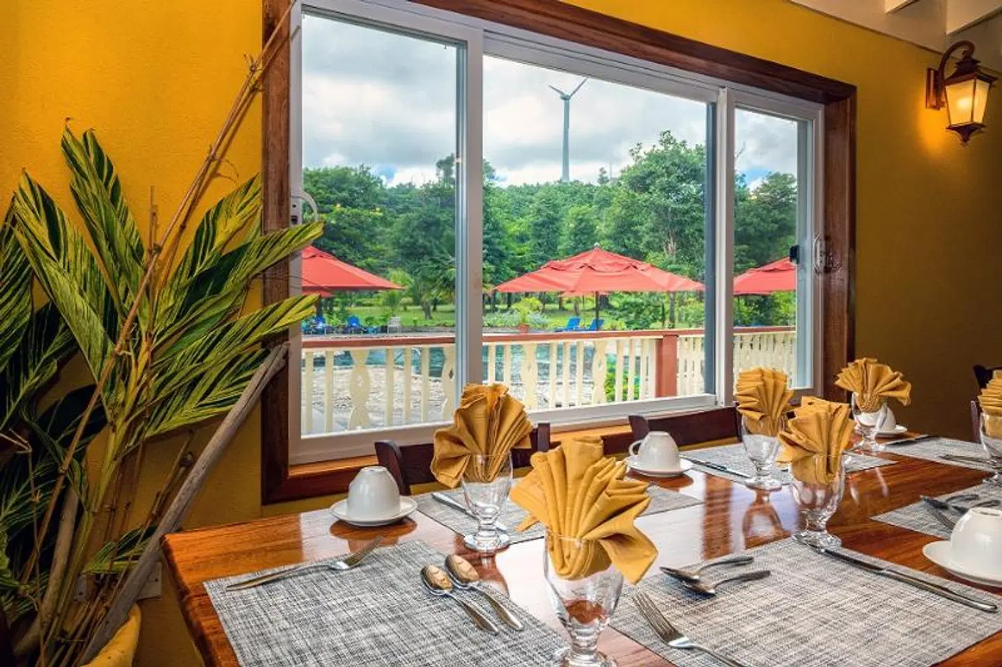 Rosalie Bay Eco Resort & Spa Terrasse