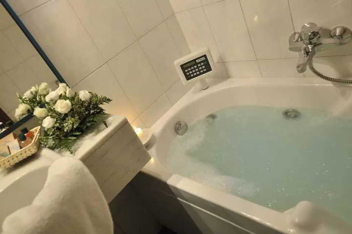 Perugia Plaza Hotel Badezimmer