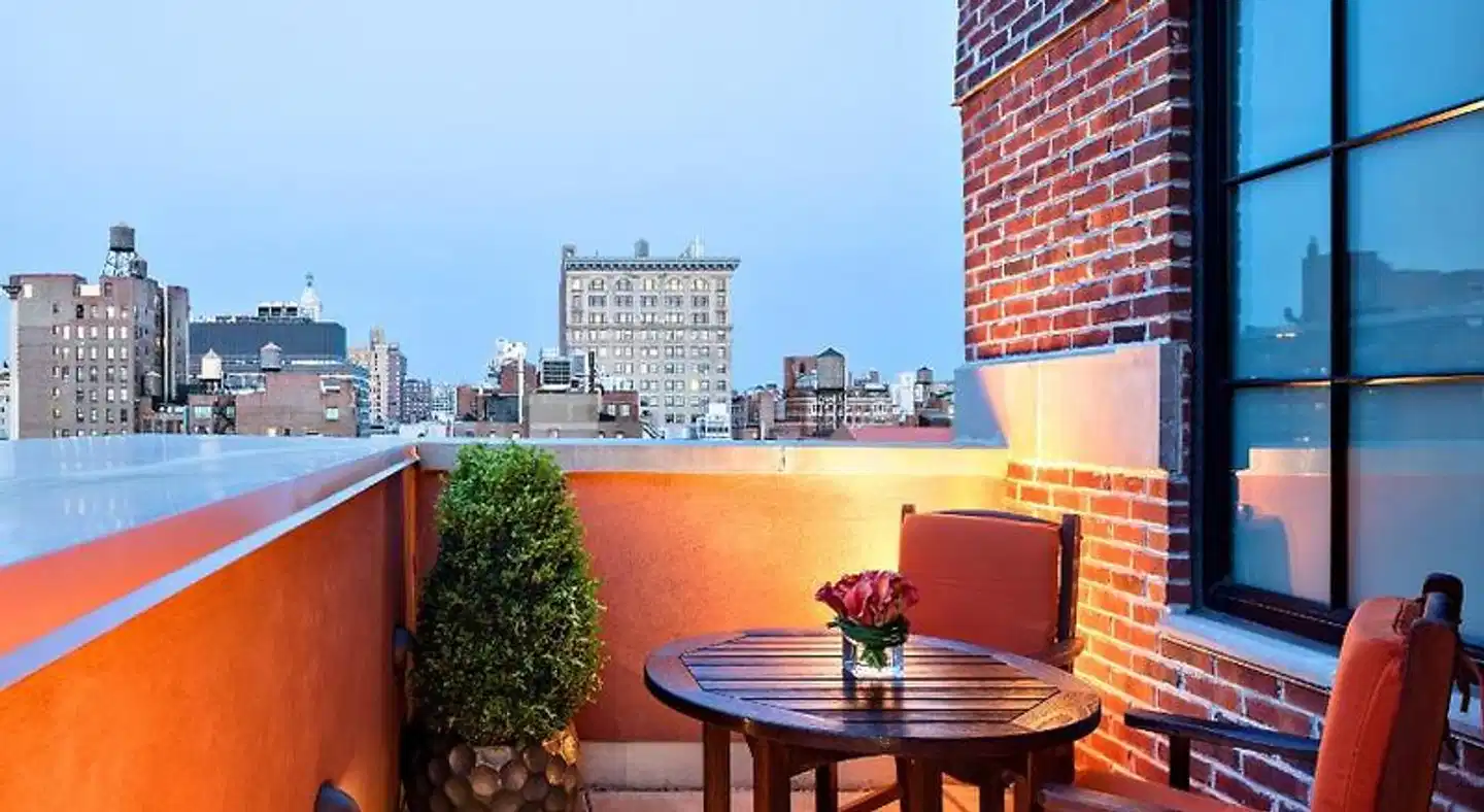 Walker Hotel Greenwich Village Terrasse