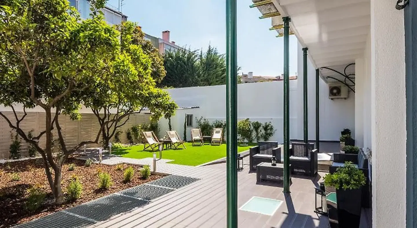 Vila Garden Guesthouse Terrasse
