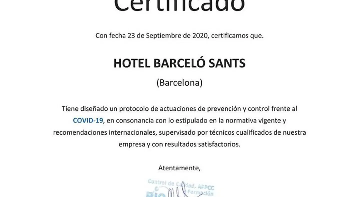 Barceló Sants Landkarte