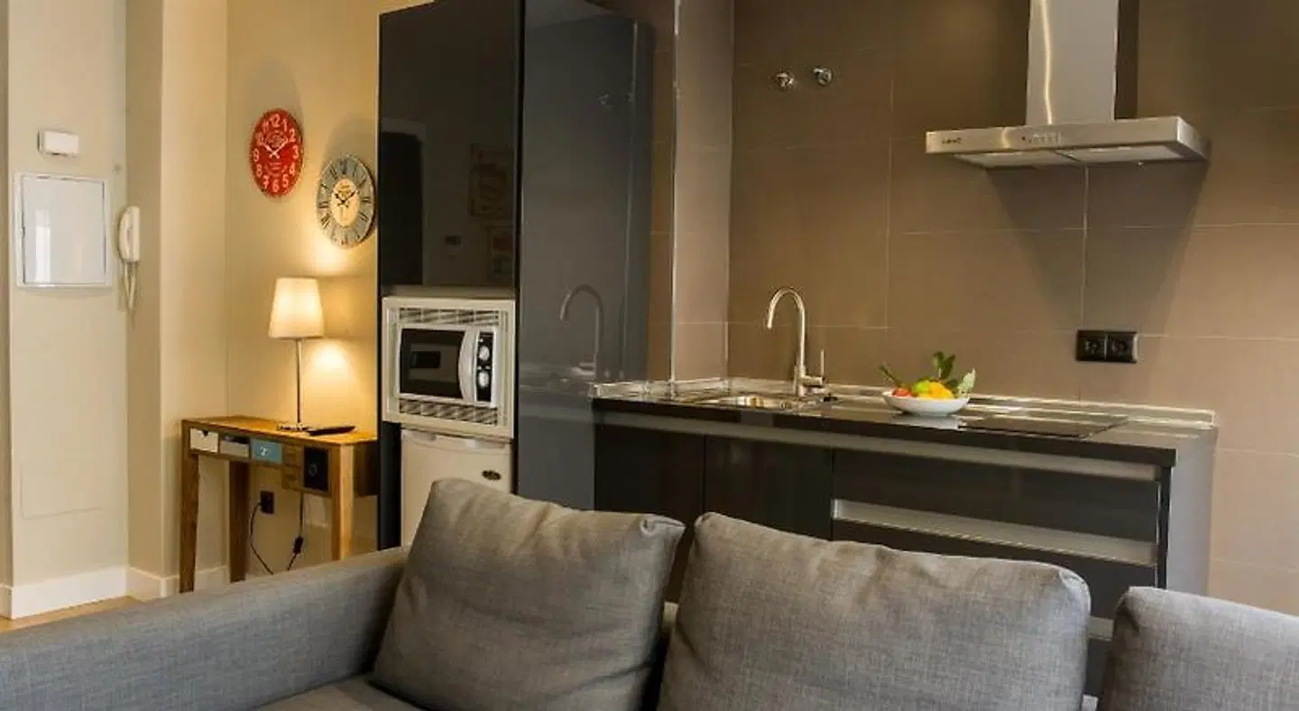 Apartamentos Museum Badezimmer