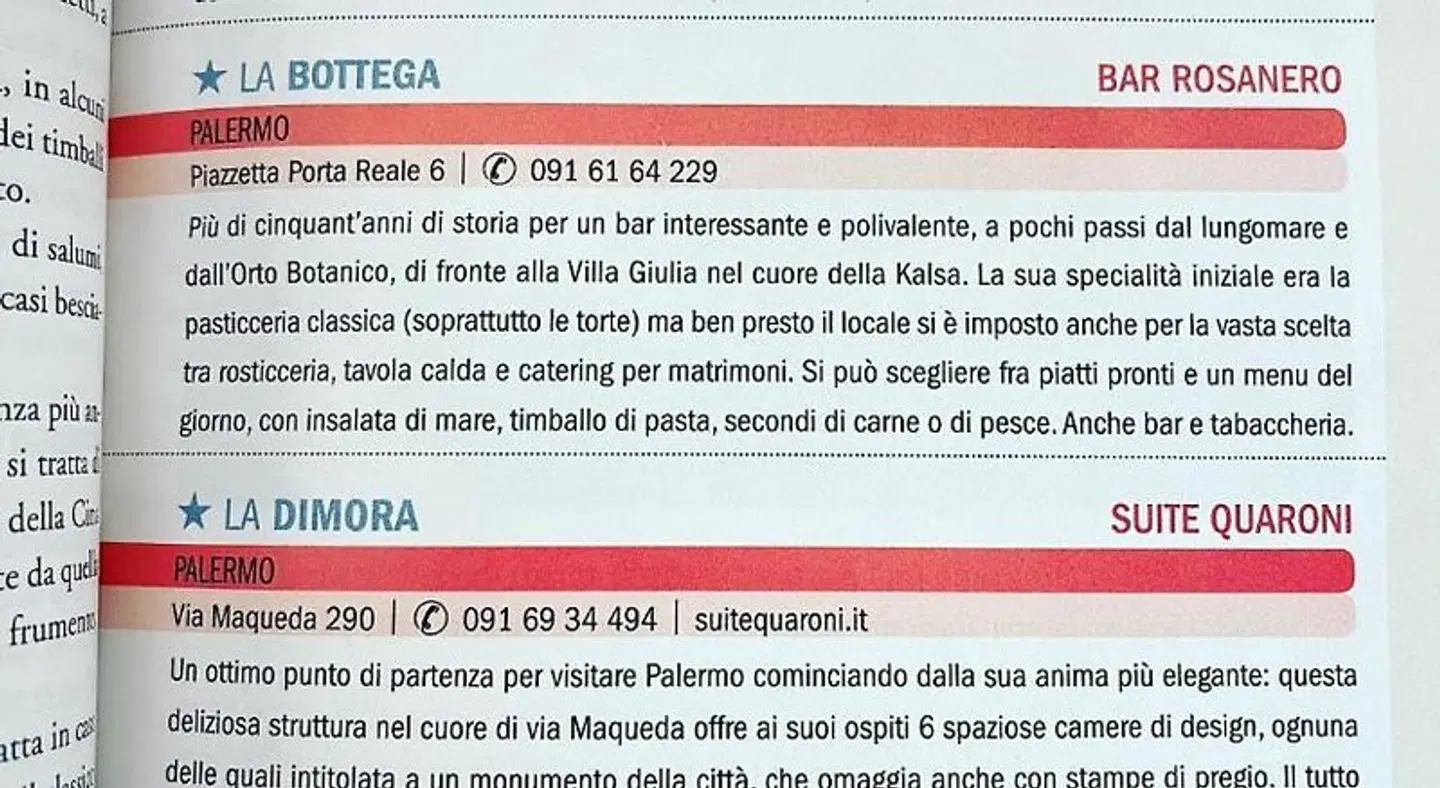 Suite Quaroni Landkarte